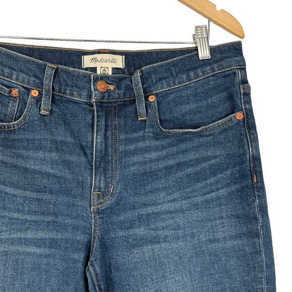 Madewell Jeans Tomboy Straight Leg in Callan Wash‎ Dark Size 28 - Picture 5 of 10